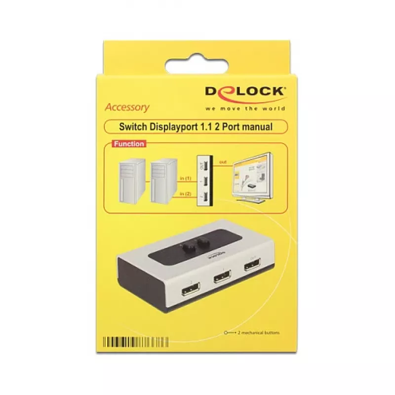 Przełącznik wideo DeLOCK 87668 DisplayPort