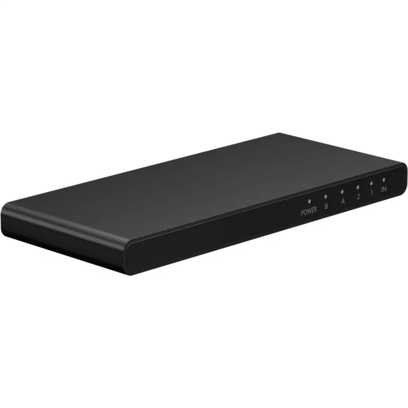 Rozdzielacz HDMI 1 na 2 (4K @ 60 Hz) - rozdziela 1 sygnał wejściowy HDMI na 2 wyjścia HDMI