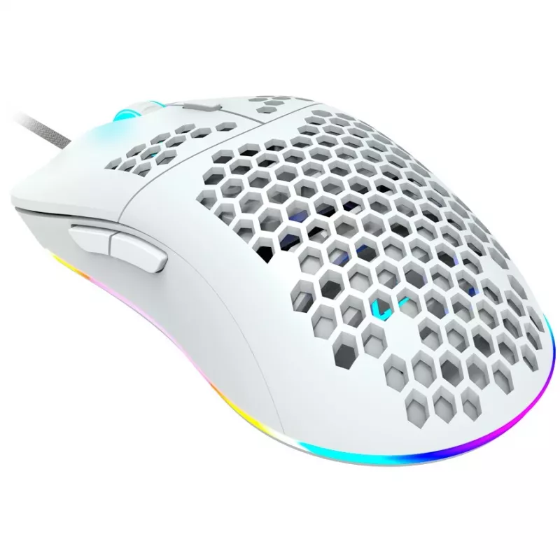 CANYON Puncher GM-11, mysz gamingowa z 7 programowalnymi przyciskami, czujnik optyczny Pixart 3519, 4 poziomy DPI do 4200, trwałość przycisków 5 milionów kliknięć, kabel Ultraweave 1,65 m, stopki UPE