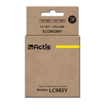 Actis KB-985Y Tusz (zamiennik za Brother LC985Y; Standard; 19,5 ml; żółty)