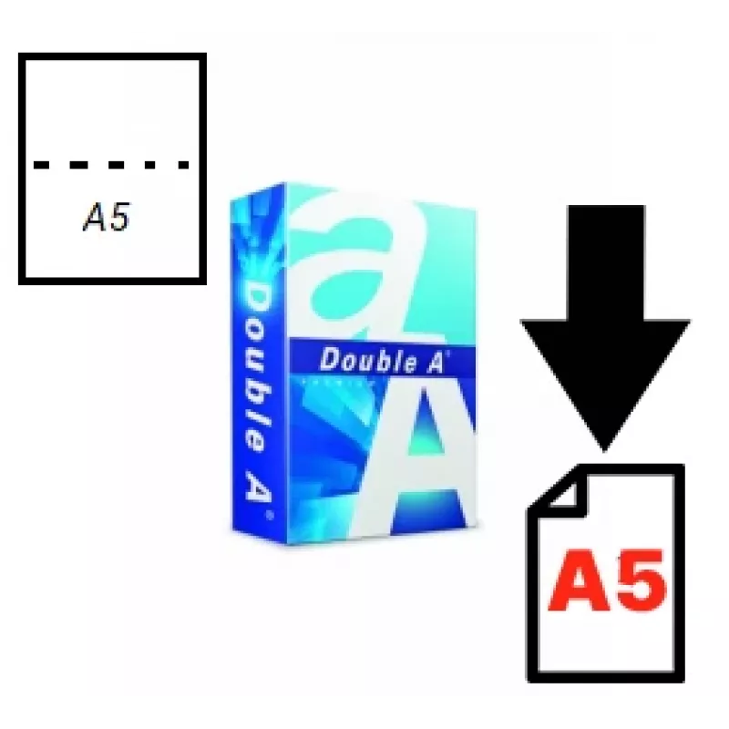 Papier Double A (kategoria A), A5, 80g, 500 arkuszy