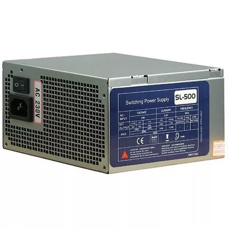 Zasilacz Inter-Tech SL-500W(A) 500W ATX Niemodularny