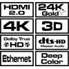 Przewód HDMI Savio CL-140 7,5 m HDMI Typ A (Standard) Czarny, Czerwony