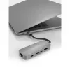 Koncentrator USB Terratec Connect C8 USB 2.0 Type-C Szary