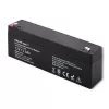 Szczelny akumulator AGM QOLTEC 12V 2,3Ah do UPS i systemów rezerwowych, maks. rozładowanie 34,5A