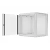 Szafa rack wisząca Lanberg 19'' 12U 600x600mm szara (drzwi szklane)