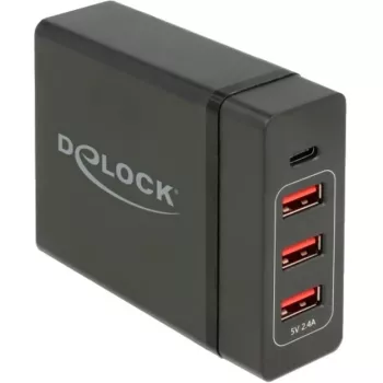 DeLOCK USB ładowarka ścienna 63974 Universal Czarny AC Indoor