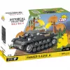 Zestaw konstrukcyjny Cobi Panzer II Ausf. A — 250 elementów, czarny
