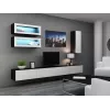Cama Szafka VIGO 90 pełna 90/35/32 czarny/biały połysk