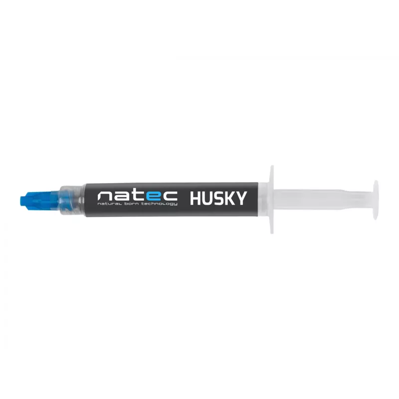 Pasta termoprzewodząca NATEC Husky NPT-1324, przewodność cieplna 4,63 W/m·K, objętość 2 ml, gęstość 2,5 g/cm³