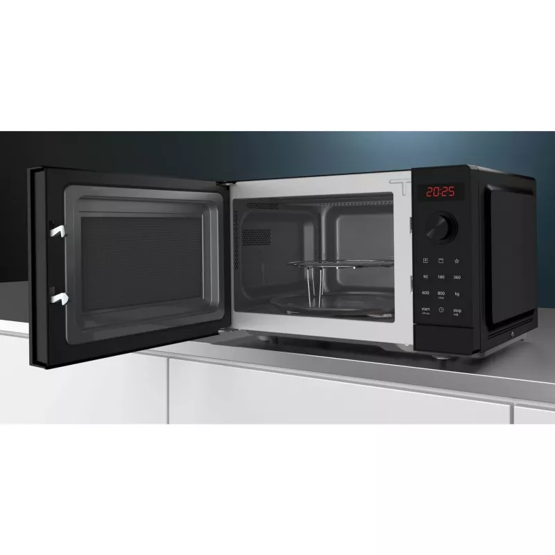 Siemens iQ300 FE023LMB2 kuchenka mikrofalowa Czarny Solo kuchenka mikrofalowa Blatowa 20 l 800 W