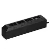 Koncentrator wentylatorów DeepCool FH-04 — 20-pin ATX na 4× 3-pin Molex, przewód 0,55 m, czarny