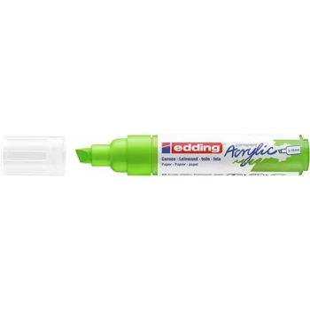 Marker akrylowy Edding 5000 szeroki zielony końcówka dłutowa 1 szt.