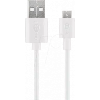 Kabel do ładowania i synchronizacji Goobay Micro USB, 2 m - do urządzeń z systemem Android (38666)