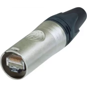 Neutrik RJ45 etherCON CAT6 A Connector Plug, straight Pole: 8P8C NE8MX6 Nickel NE8MX6 1 szt. (NE8MX6)