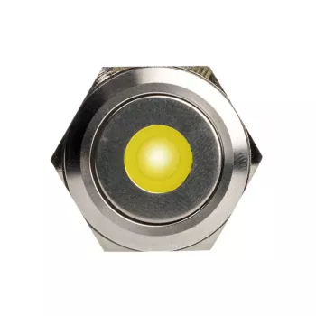 Przycisk wandaloodporny DimasTech Silverline Dot RGB PD216 25 mm