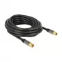 Kabel koncentryczny RG-6/U DeLOCK 88925 5 m IEC Czarny