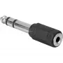 Adapter 3,5mm -> 6,3mm (czarny/srebrny)