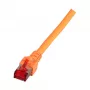 EFB-Elektronik Kabel krosowy RJ45 kat.6 S/FTP LSZH pomarańczowy 0,5 m Producent: EFB Elektronik (K5516.0,5)