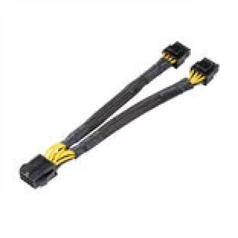 adapter kablowya zasilania procesora Akasa 8-pin na podwójny 4+4-pin (AK-CBPW35-20)