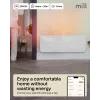 Mill Invisible Smart WiFi Heater | PA2000WIFI4 | Panel Heater | 2000 W | Do pomieszczeń do 24-28 m² | Biały | IPX4