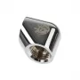 Bitspower Adapter 90 degrees G1/4 inch IG to G1/4 inch IG - Srebrny Glossy