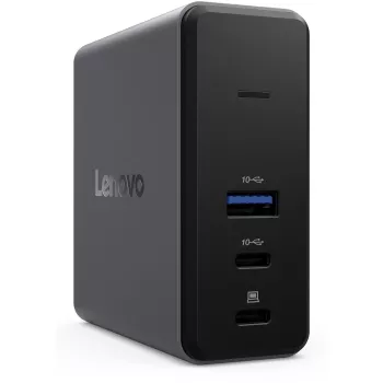 Lenovo X9 Charging GaN Dock Przewodowy USB 3.2 Gen 2 (3.1 Gen 2) Type-C Szary