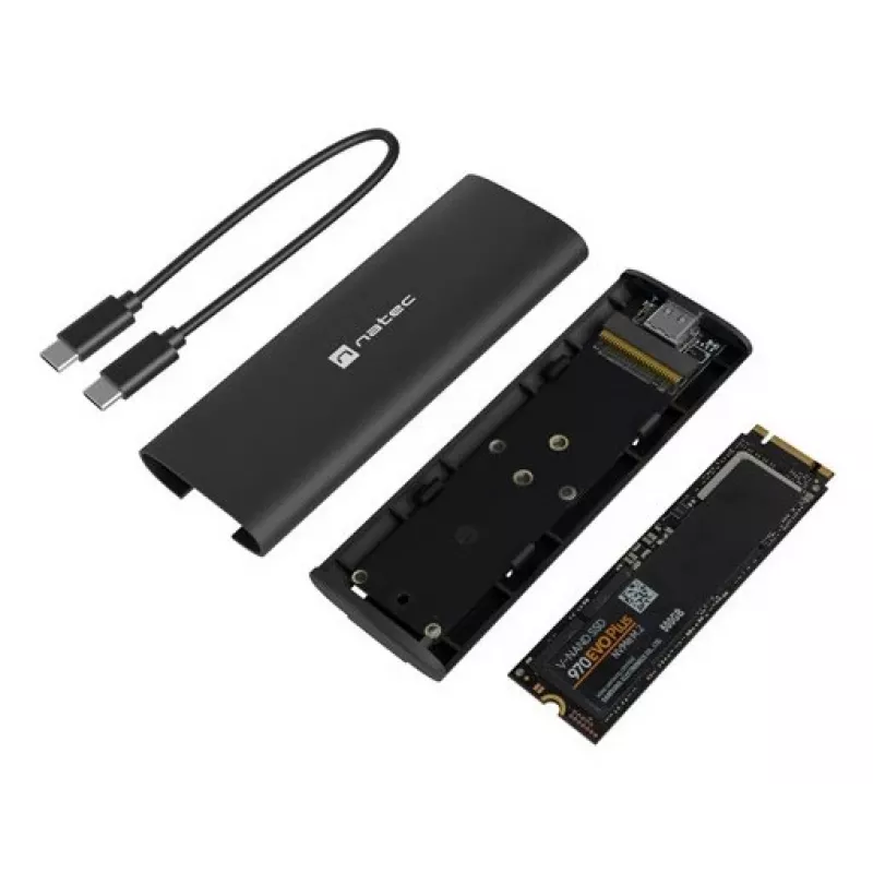 Natec SSDEXTERNAL Rhino M.2 NVMe Lite USB-C 3.1 Gen 2 Aluminum Cisc Enclosure