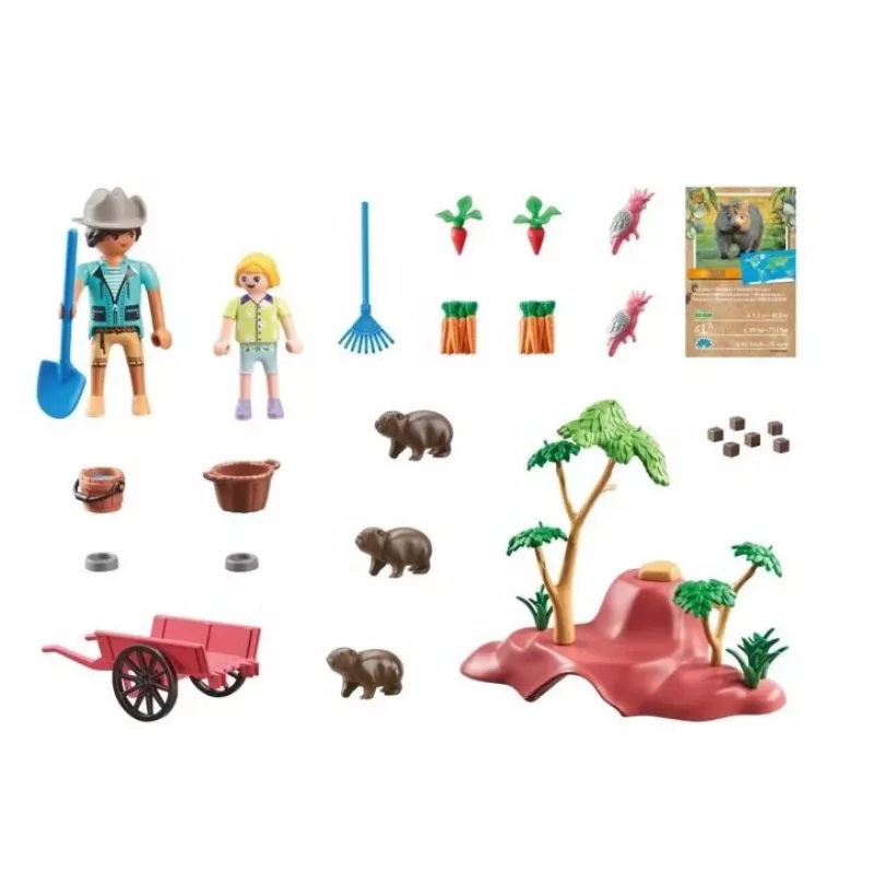 Wiltopia 71625 Zestaw Figur Schronienie dla Wombata
