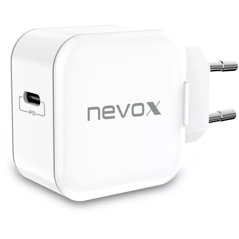 nevox 20W USB-C PD ładowarka biała zasilacz