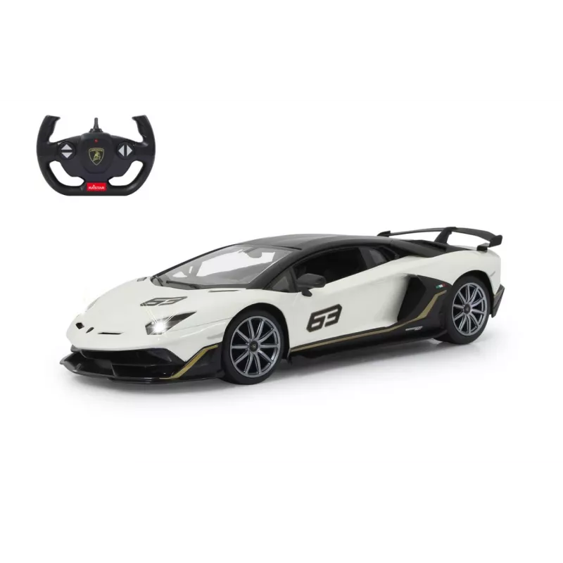 Jamara Lamborghini Aventador SVJ Performance 1:14 Biały 2.4GHz A - samochód sportowy - Silnik elektryczny - 1:16 - Gotowy do jazdy (RTR) - Biały - dla chłopców (405172)