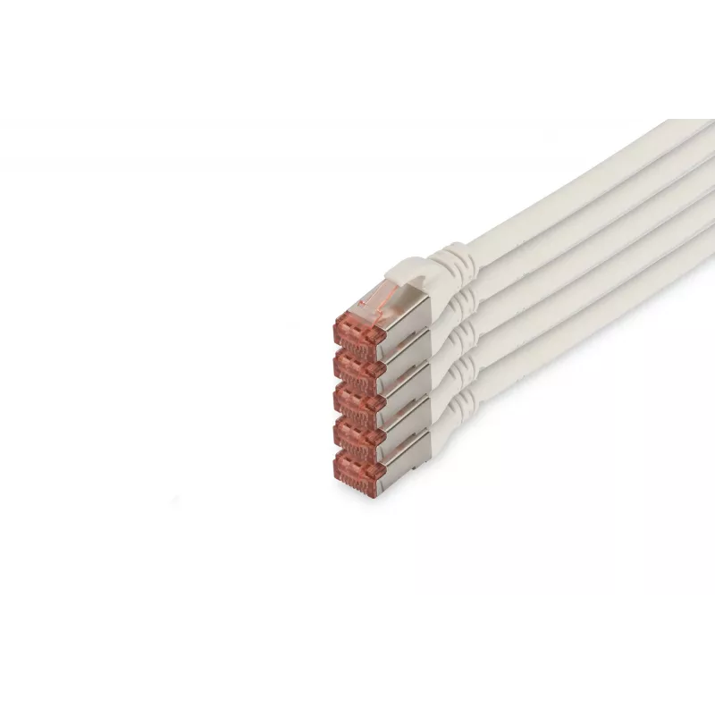 Kabel sieciowy Digitus CAT 6 S/FTP RJ-45 10m biały