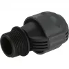 Złączka do systemu zraszaczy 25 mm > 1, czarna złączka/szary