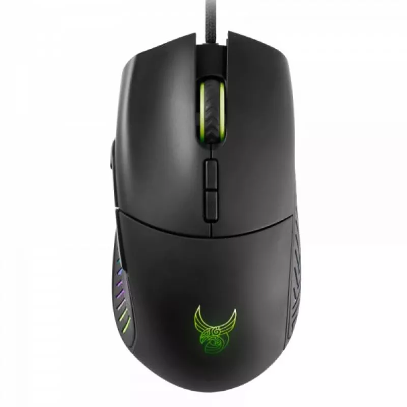 Mysz gamingowa L33T Gaming 160383 Gungnir. 8 przycisków, 16 000 DPI, ergonomiczna, RGB
