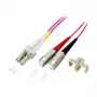 GoodConnections kabel krosowy LWL Duplex OM4 (Multimode, 50/125) LC/SC, LSZH, odwracalna polaryzacja, 1m