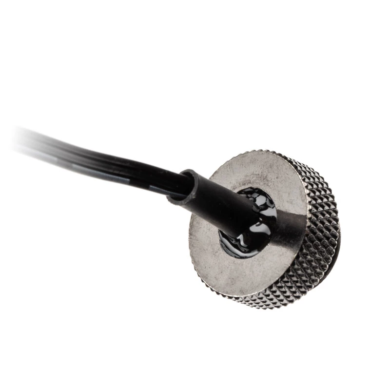 XSPC ARGB LED zaślepka G1/4 5V 3-pin, czarno-chromowana