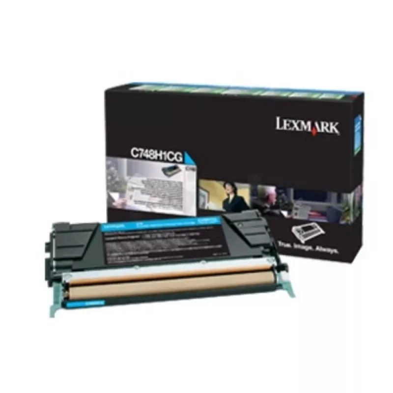 Toner Lexmark C748H3CG 10000 stron cyjan