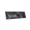 Logickeyboard ASTRA 2 klawiatura DaVinci Resolve do Maca, pełnowymiarowa, przewodowa USB, mechanizm nożycowy, QWERTZ niemiecka, czarna