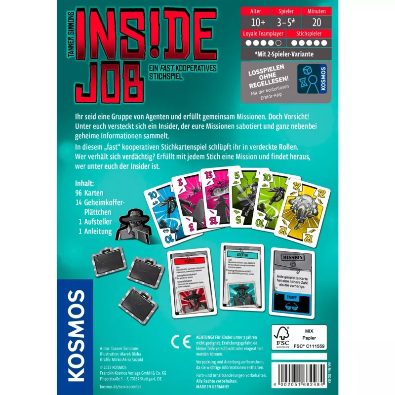 Inside Job, Gra karciana