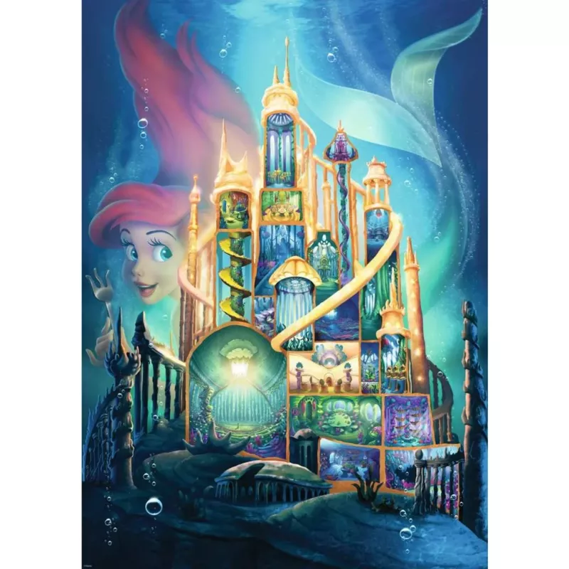 Puzzle Disney Castle Collection: Arielle (1000 elementów)