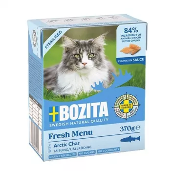 BOZITA Fresh Menu Sterilised Golec zwyczajny - mokra karma dla kota - 370 g