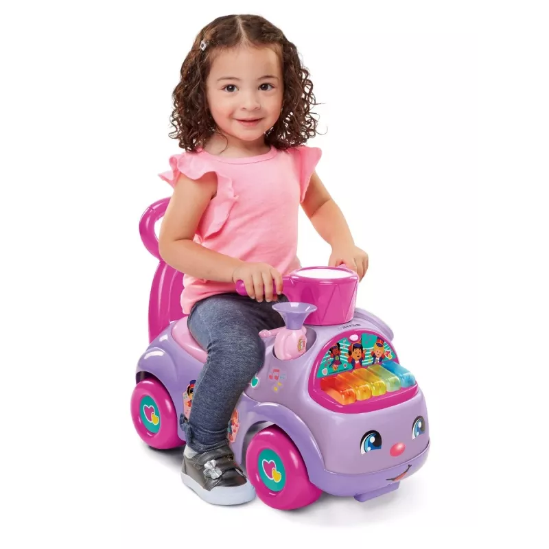 Ride On Fisher Price Musical Parade fioletowy