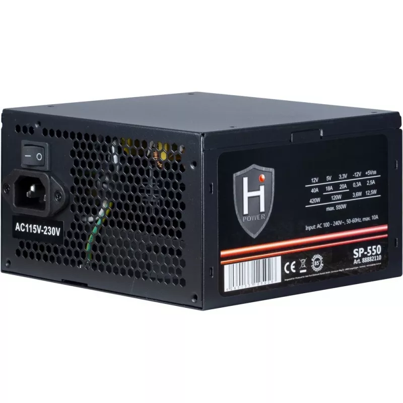 Zasilacz Inter-Tech HIPOWER SP-550 550 W