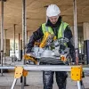 Stojak do piły ukośnej DeWalt DE7033 — aluminiowy stojak składany, 4 nogi, rozkładany do 2,5 m, udźwig 227 kg, 16 kg