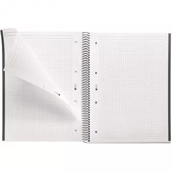 MIQUELRIUS College Notebook Emotions 1 squaczerwony DIN A4 inner margin (A460490)