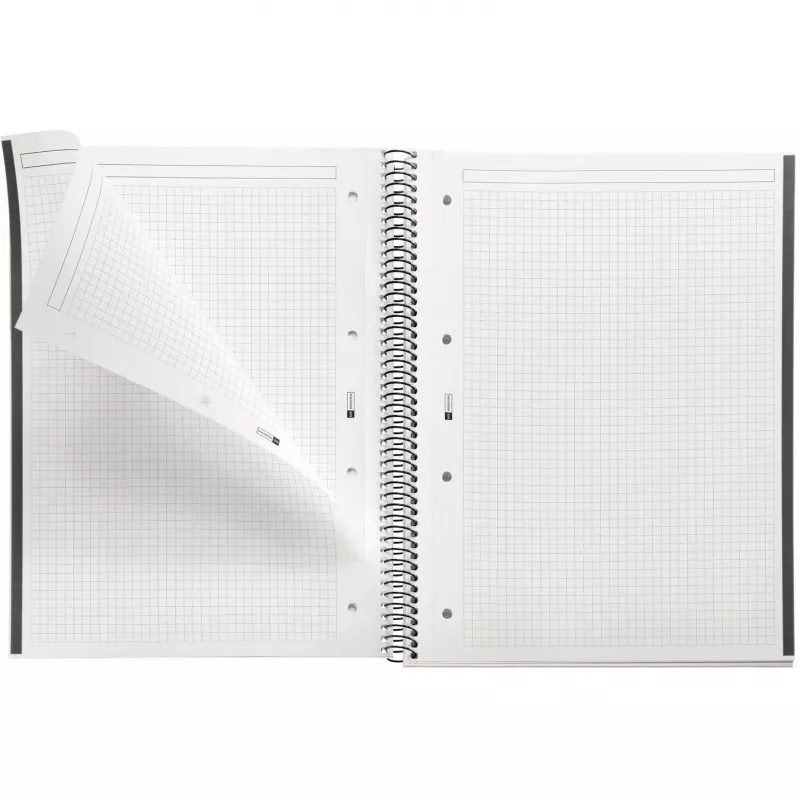 MIQUELRIUS College Notebook Emotions 1 squaczerwony DIN A4 inner margin (A460490)