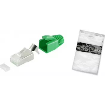 Złącze przewodowe RJ-45 ShiverPeaks BS72067-G zielone
