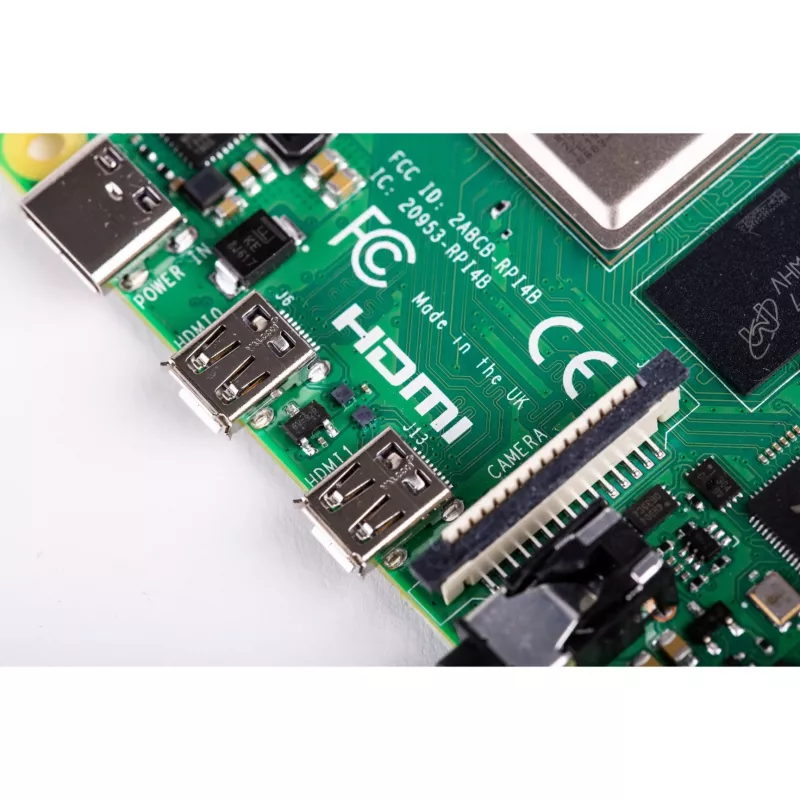 Raspberry Pi 4 Model B - Einplatinenrechner - Broadcom BCM2711 / 1.5 GHz - RAM 2 GB - 802.11a/b/g/n/ac, Bluetooth 5.0 (Raspberry-PI-4-2GB)