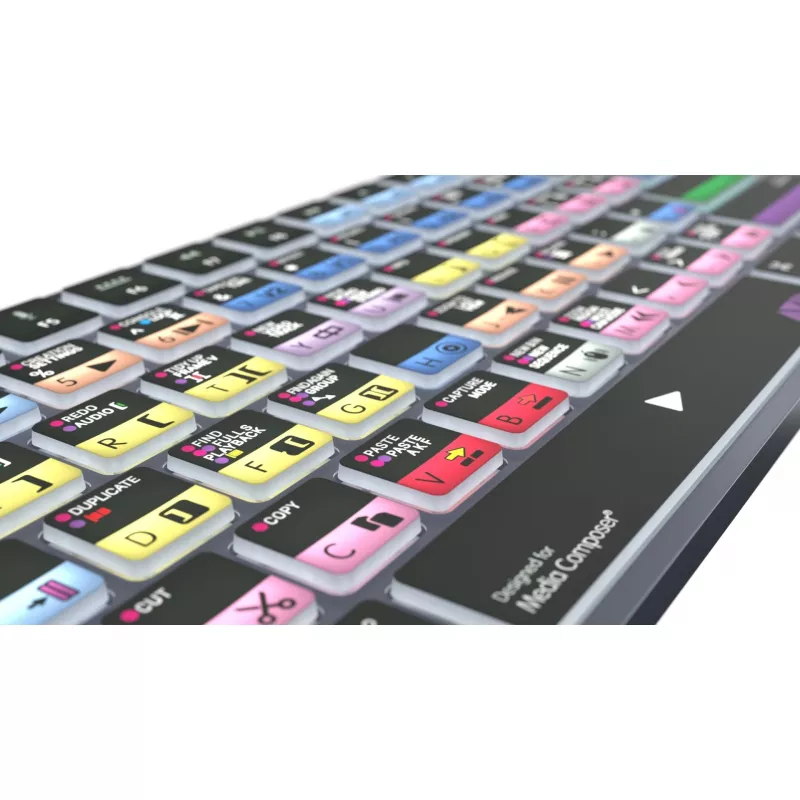 Logickeyboard Avid Media Composer - Pro Titan UK Mac - Klawiatura - QWERTY