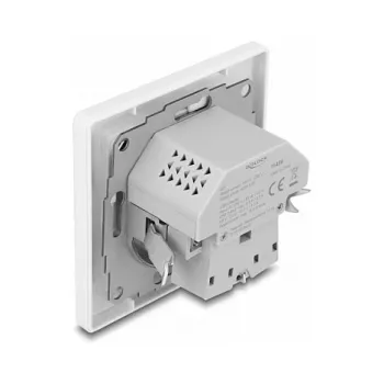 DeLOCK 11499 Gniazdo Typ F z USB A i USB C Białe
